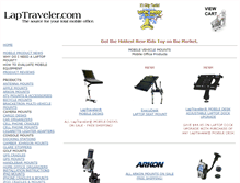Tablet Screenshot of laptraveler.com